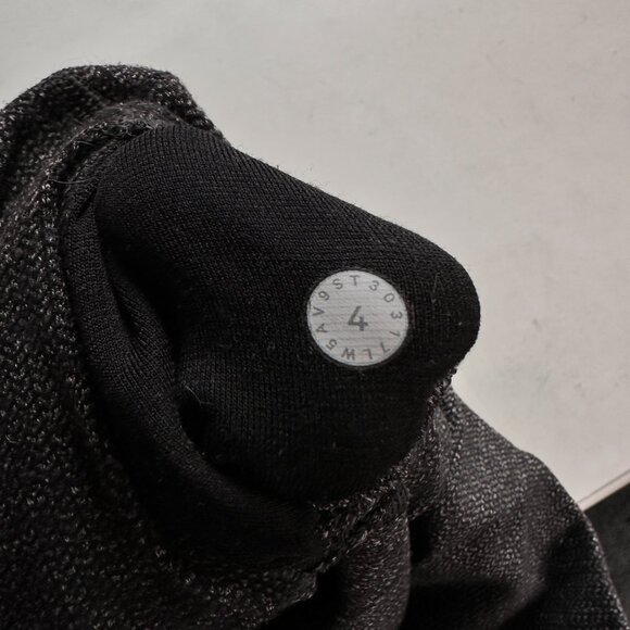 Lululemon Wunder Under Variagated Knit Luon Heathered Black 4 - Picture 5 of 5